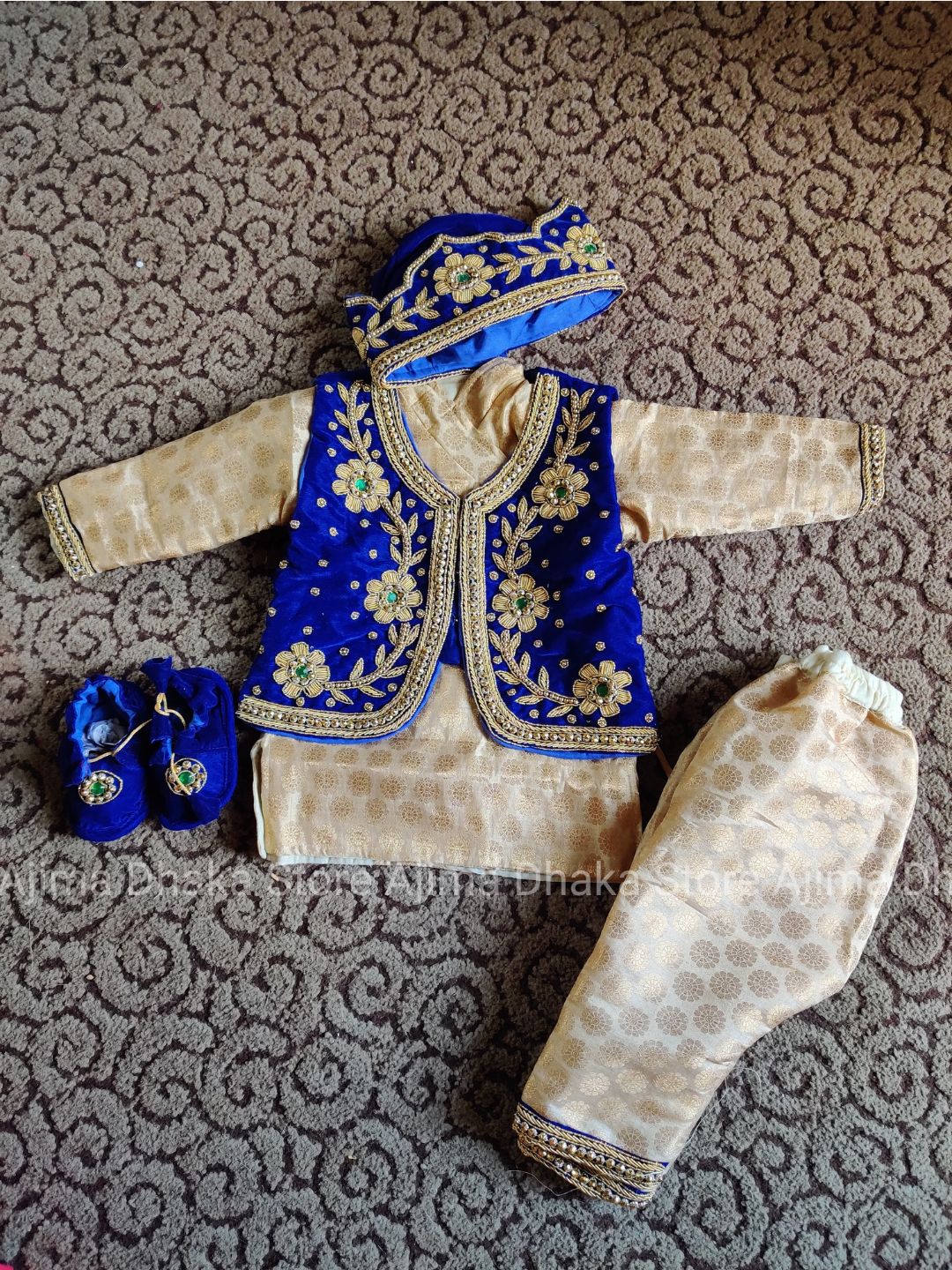 Blue Pasne Set