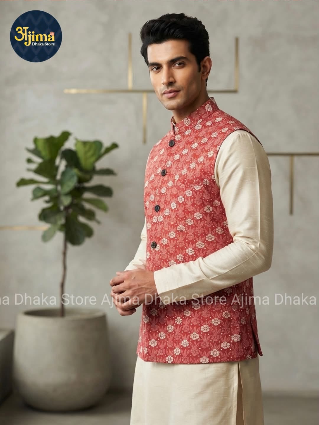 Dhaka Waist Coat 