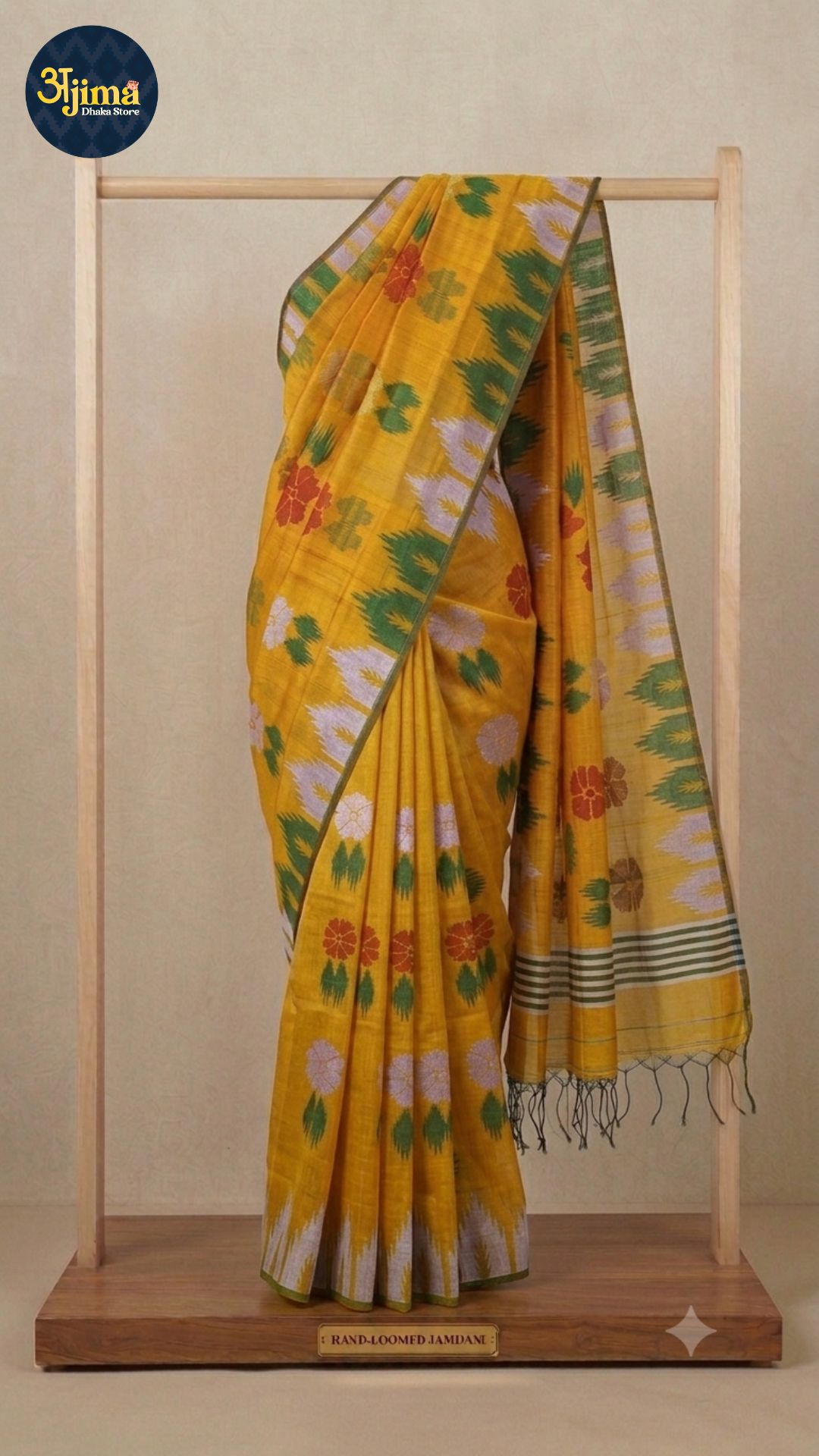Sari Cotton Mix Yellow
